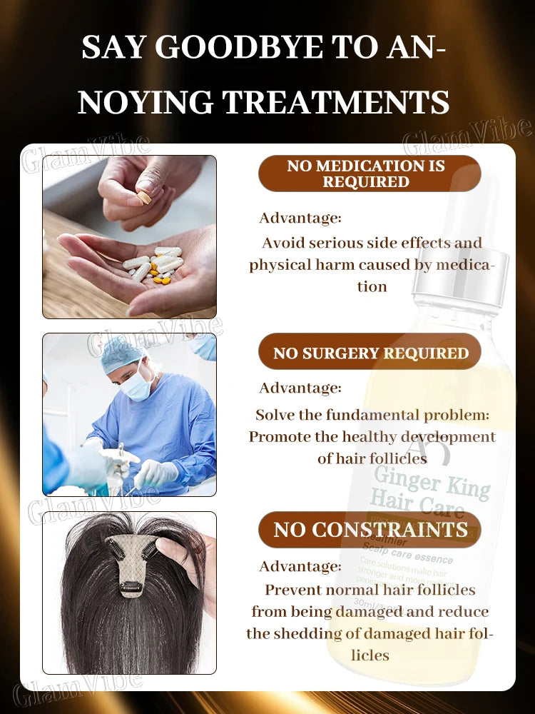Hair Care Essential Oil: Maintains Hair Follicles in Optimal Condition and Strengthens Hair Strands.