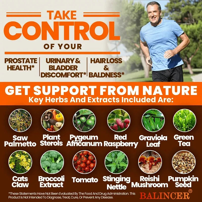 Prostate Support Complex with Beta-Sitosterol & Saw Palmetto