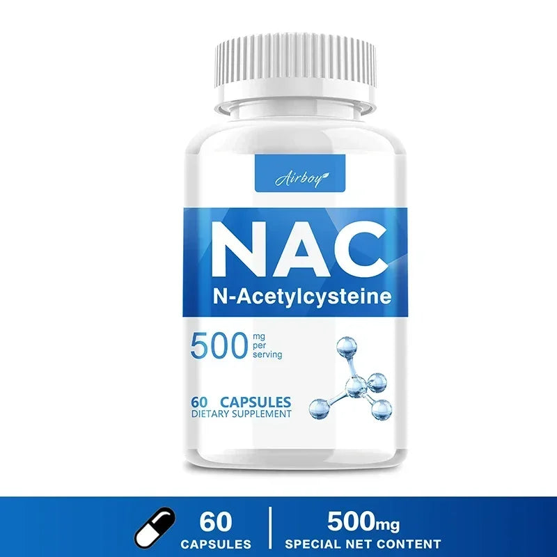 NAC - N-Acetylcysteine - Respiratory Health, Immune Health, Promote Liver and Kidney DetoxificationSupplements