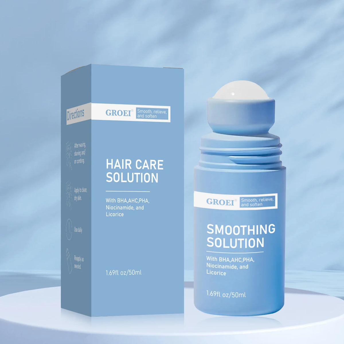 Ingrown Hair Care Solution Reduces Post-Shave Redness and Stinging, Minimizes Pigmentation, Suitable for All-Over Skin
