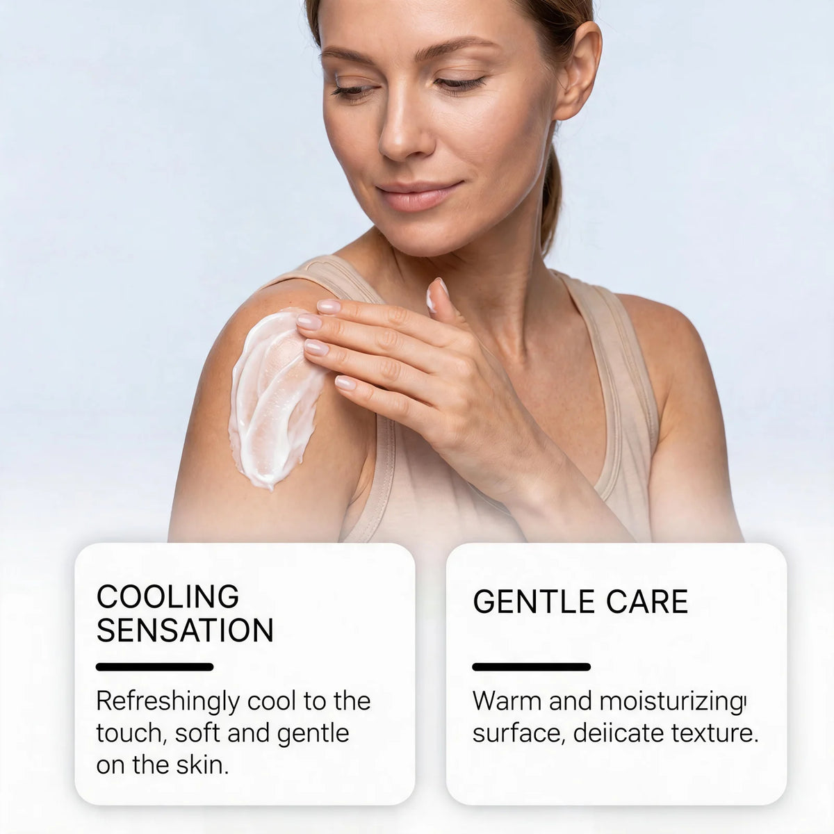 Body Moisturizer Cream, Gentle Nourishing Refreshing Lotion, Skin‑Softening, Daily Massage Hydrating Body Skin Care