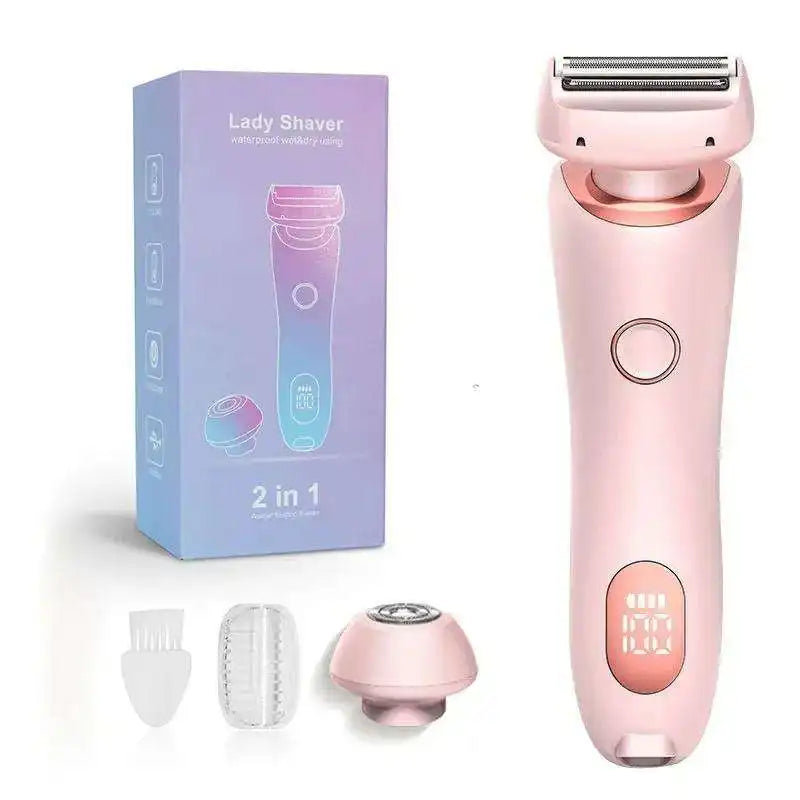Women's Rechargeable Electric Shaver – Wet & Dry Hair Removal