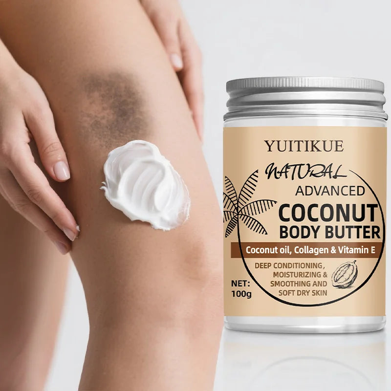 100g Coconut Body Cream - Suitable for everyone, firms and moisturizes the skin, locks in moisture, leaves the skin soft, refine