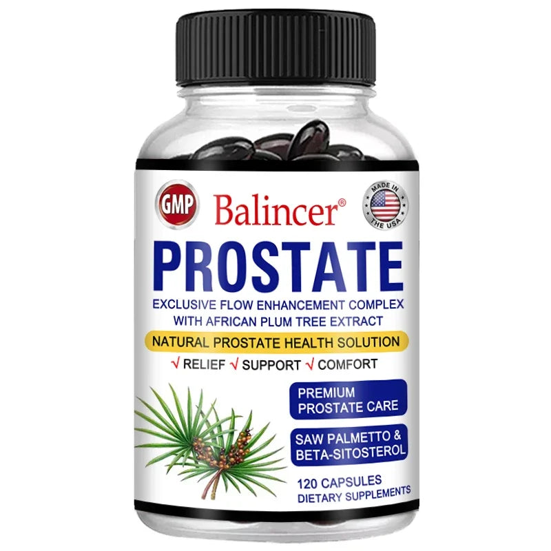 Saw Palmetto Men's Prostate & Urinary Health Support Capsules