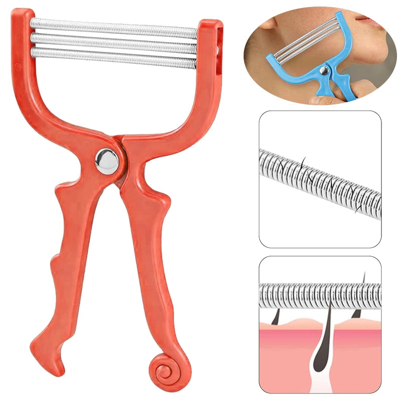 Manual Facial Hair Remover Spring Tool