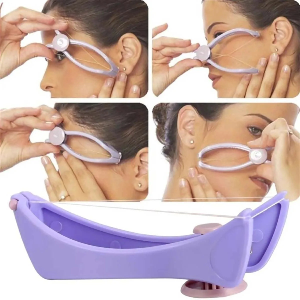 Mini Facial Hair Remover – Manual Spring Epilator for Women