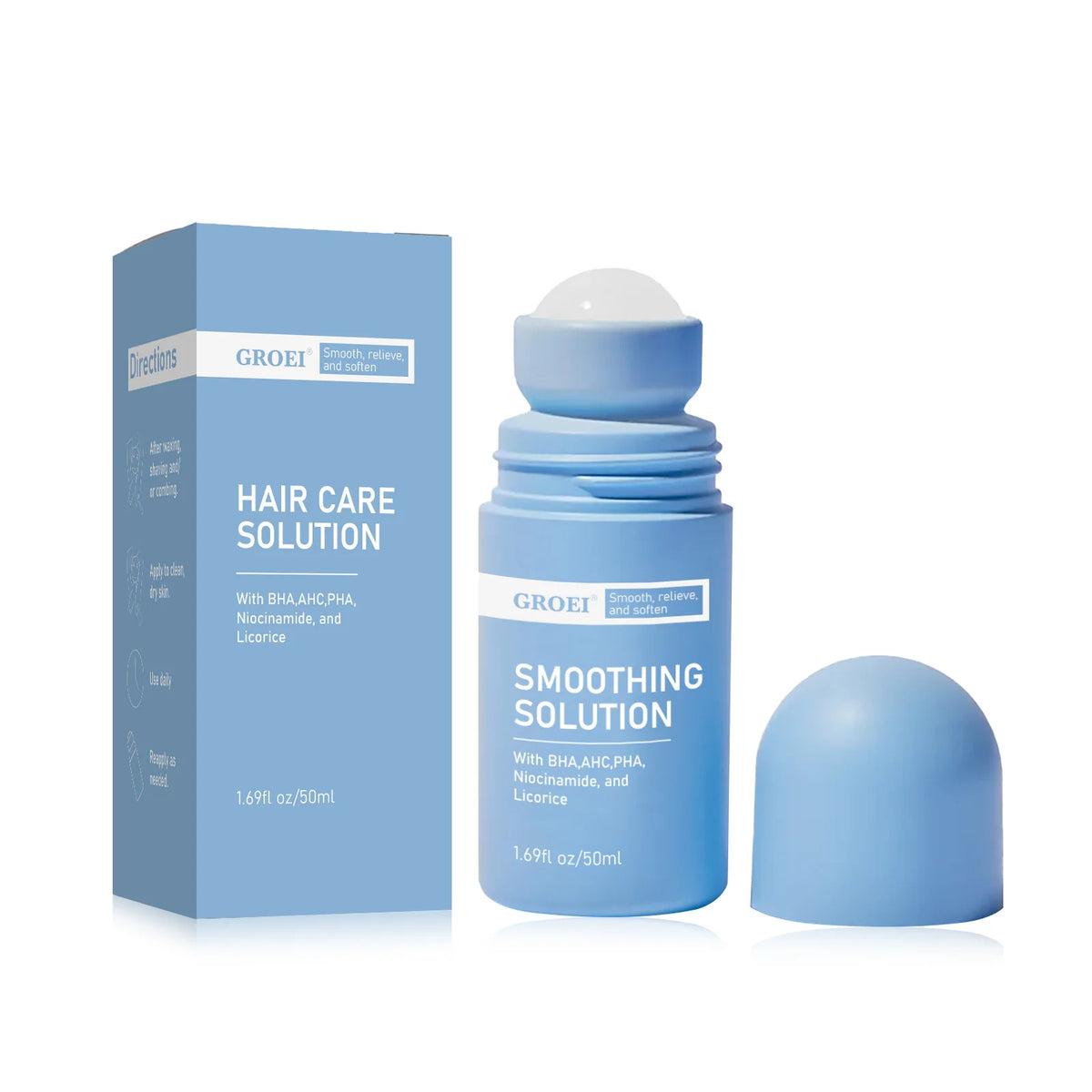 Ingrown Hair Care Solution Reduces Post-Shave Redness and Stinging, Minimizes Pigmentation, Suitable for All-Over Skin