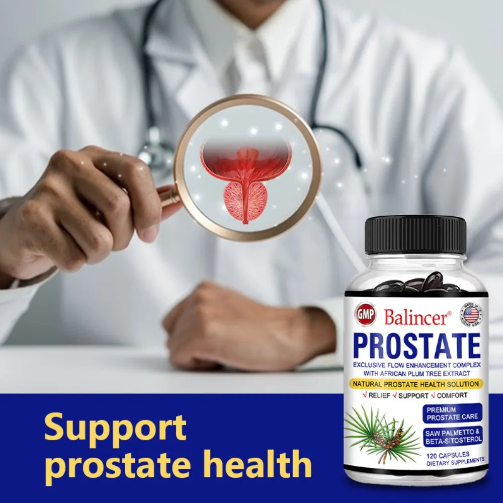 Saw Palmetto Men's Prostate & Urinary Health Support Capsules