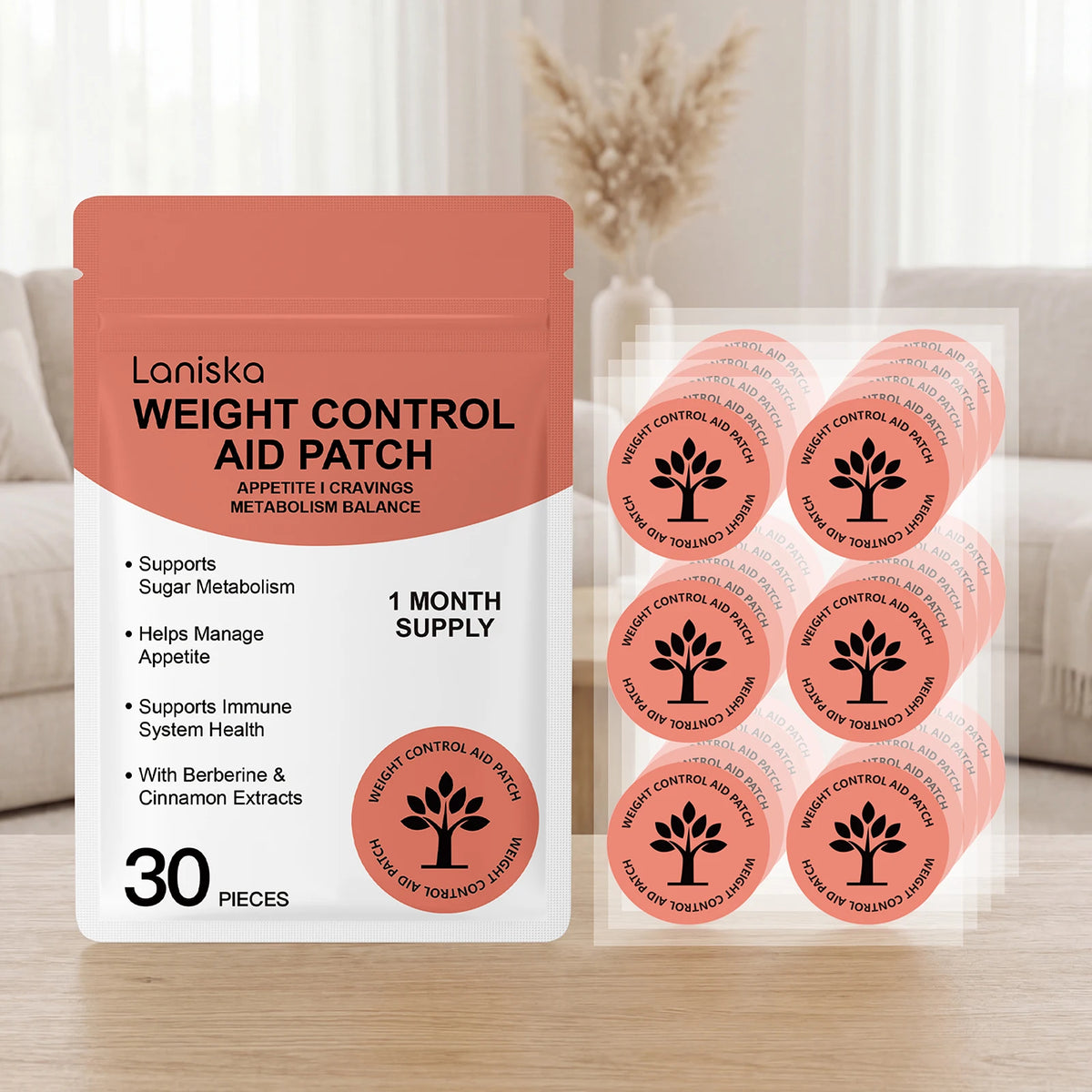 Body Care Patch Gentle and Comfortable with Berberine & Cinnamon Extracts Skin Management Lightweight Body Daily Care Patch