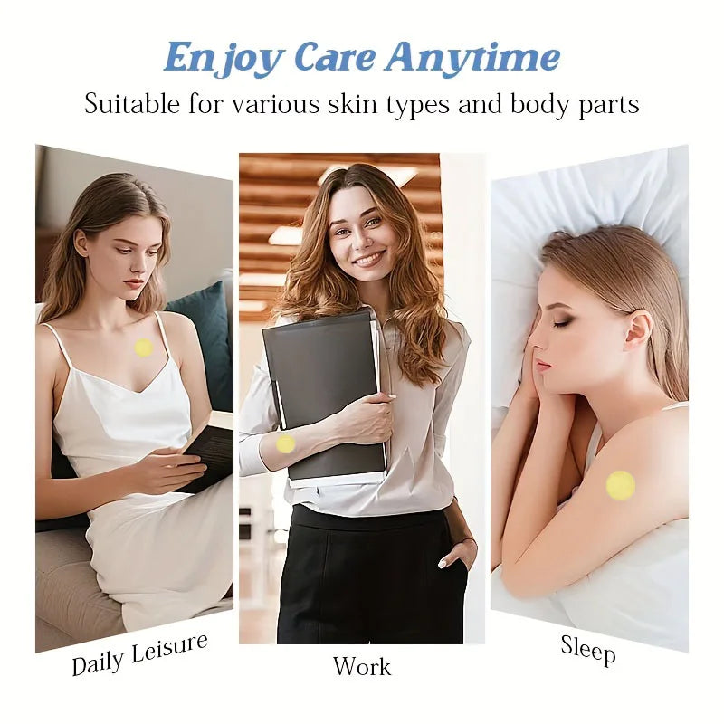 30 Yellow Body Care Patches, Suitable for Both Men and Women, with a Gentle Formula, Comfortable, Ideal for Daily Care