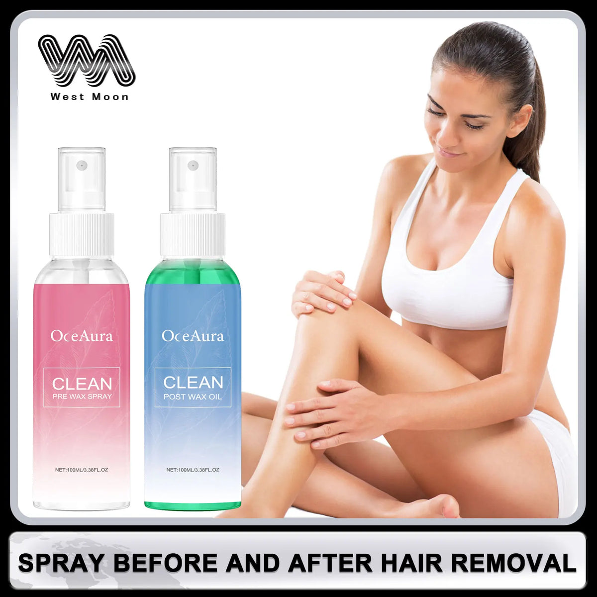 Hair Removal Care Spray Reduce Redness Relieve Skin Reduce Tightening Dryness Anti Swelling Non-greasy Moisturizing Post Wax Oil