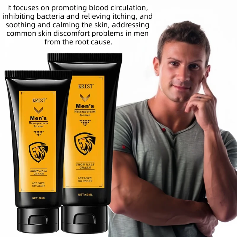 Men's Intimate Care Cream with Epimedium And Other Ingredients Large Capacity Exclusive Gift for Men Personal Hygiene