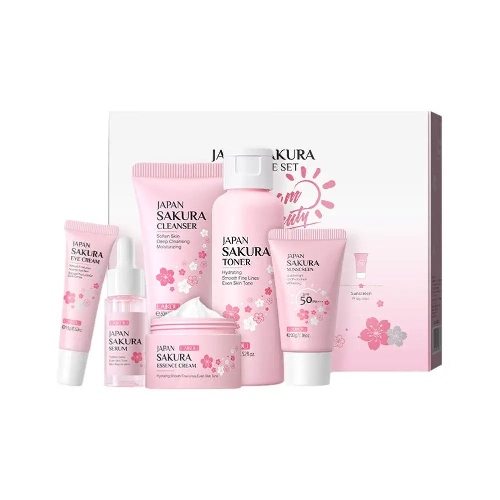 Sakura 6-Piece Skin Care Set