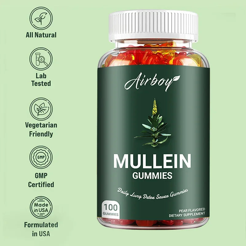 Mullein Gummies for Lung & Respiratory Support