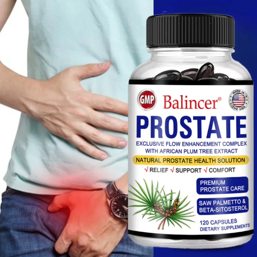 Saw Palmetto Men's Prostate & Urinary Health Support Capsules