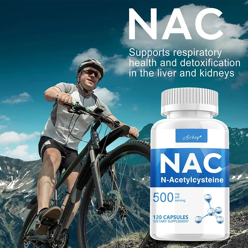 NAC - N-Acetylcysteine - Respiratory Health, Immune Health, Promote Liver and Kidney DetoxificationSupplements