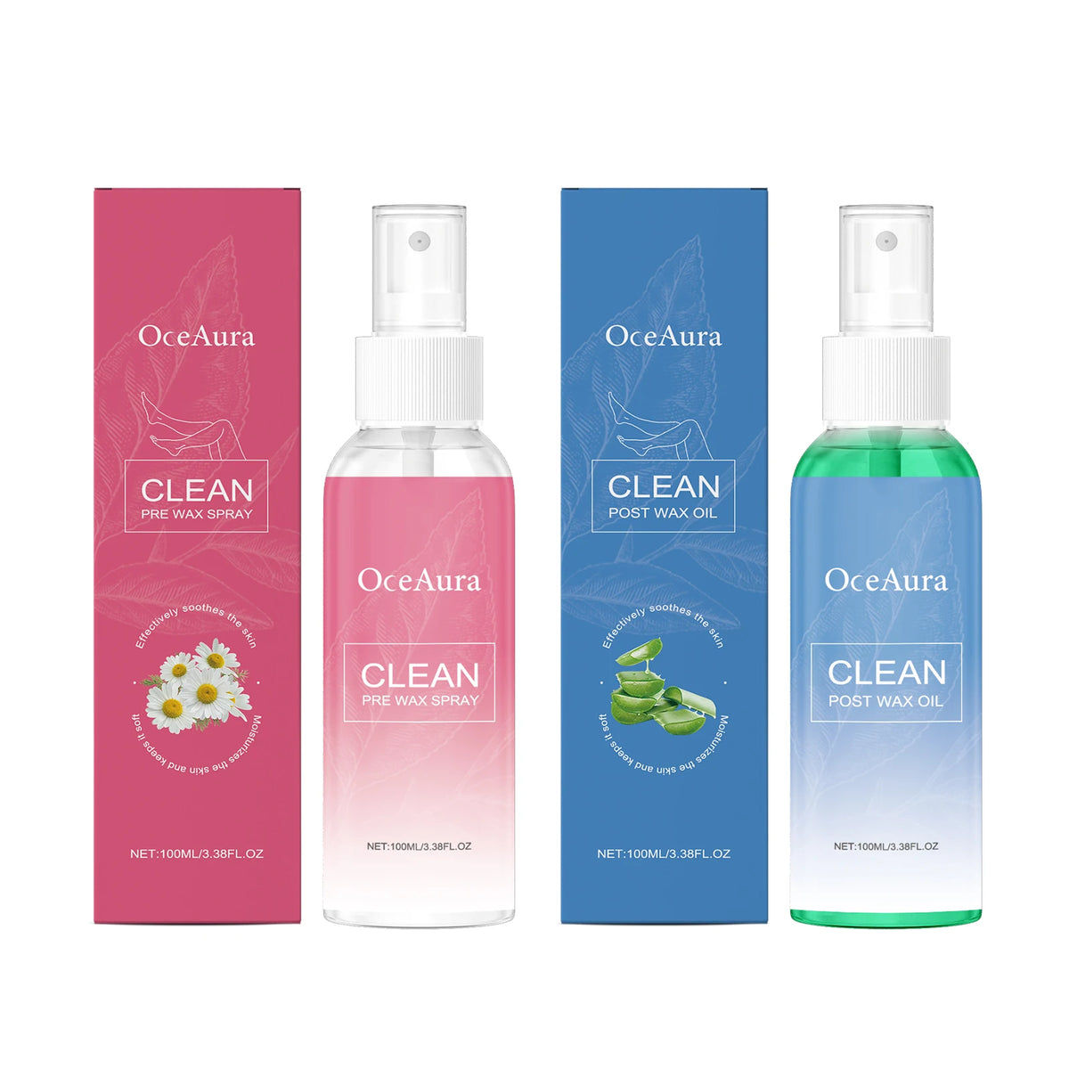 Hair Removal Care Spray Reduce Redness Relieve Skin Reduce Tightening Dryness Anti Swelling Non-greasy Moisturizing Post Wax Oil