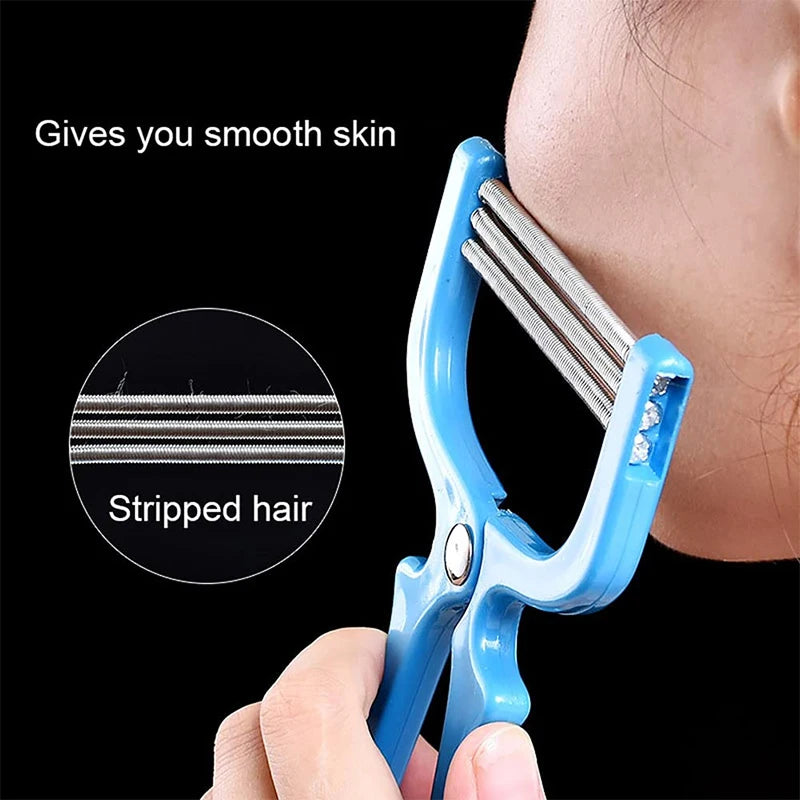 Manual Facial Hair Remover Spring Tool