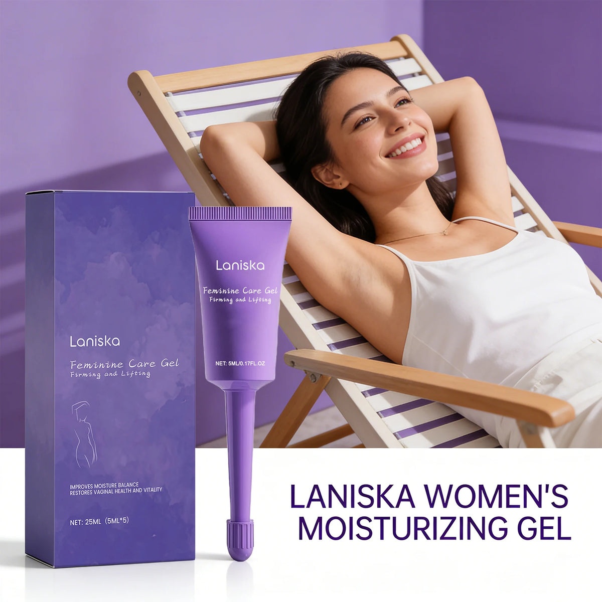 Laniska Natural Plant-Based Intimate Refreshing & Hydrating Gel (25ml)