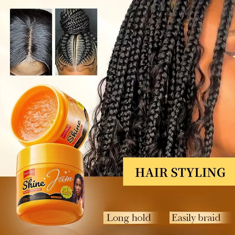 113g of Hair Care Gel, Containing Beeswax, Tocopherol, and Honey Extract, Its Texture Is Refreshing and Non-Sticky, Making It Easy to Style Hair Details, Allowing You to Change Your Hairstyle at Will and Showcase the Charm of