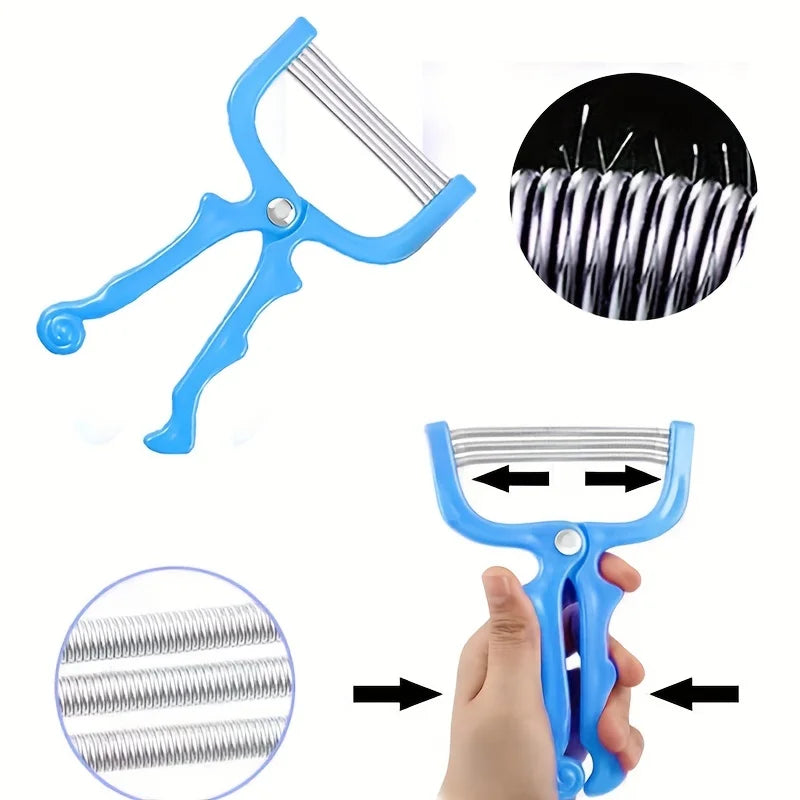 Manual Facial Threading Tool – Spring Hair Remover for Women