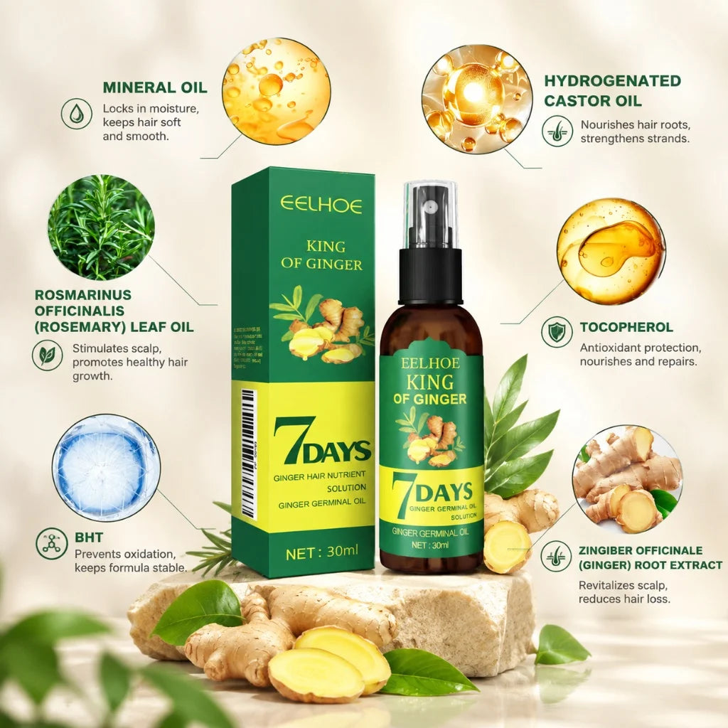 Hair Care Spray Scalp Nourishing Strengthen Hair Roots Reduce Breakage Revitalize Healthy Thicker Looking Hair Daily Hair Care