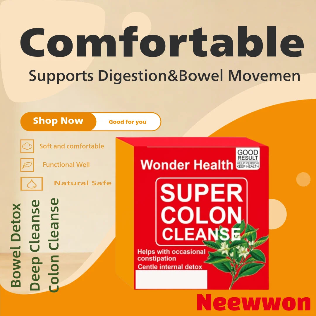 Super Colon & Gut Cleanse Supplements for Digestive Detox & Constipation Relief