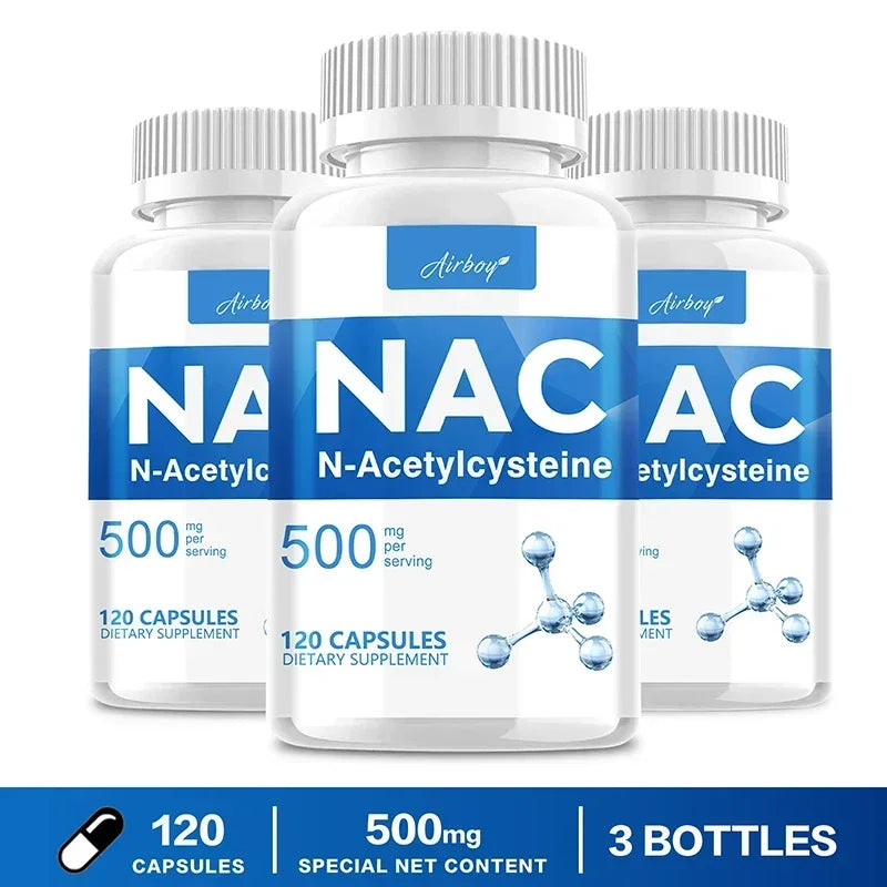 NAC - N-Acetylcysteine - Respiratory Health, Immune Health, Promote Liver and Kidney DetoxificationSupplements