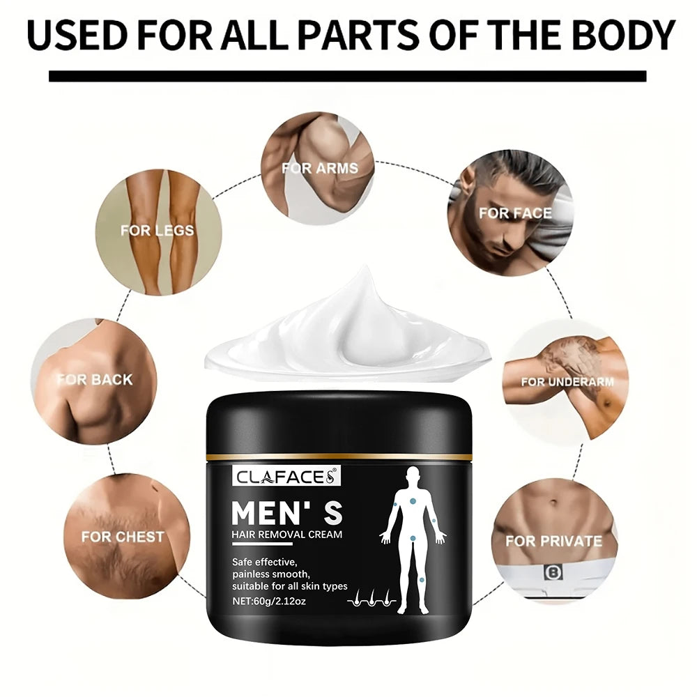 Men’s Body Hair Removal Cream
