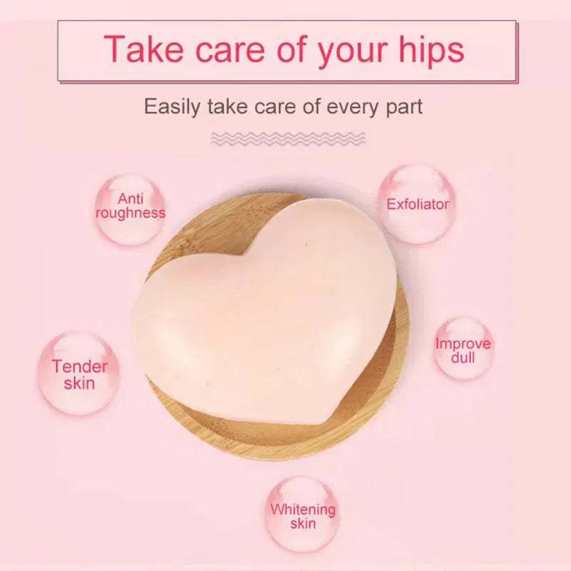 Peach Hip Care Soap Gentle Cleansing Body Soap Moisturizing Smooth Skin Refreshing Peach Fragrance Bath Soap For Buttocks Body