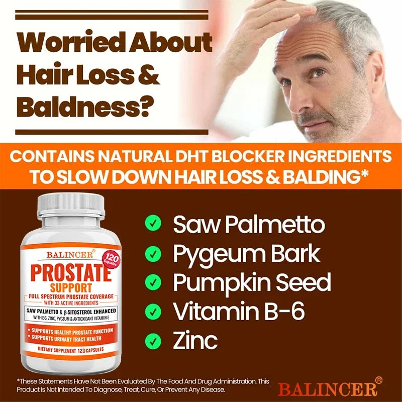 Prostate Support Complex with Beta-Sitosterol & Saw Palmetto