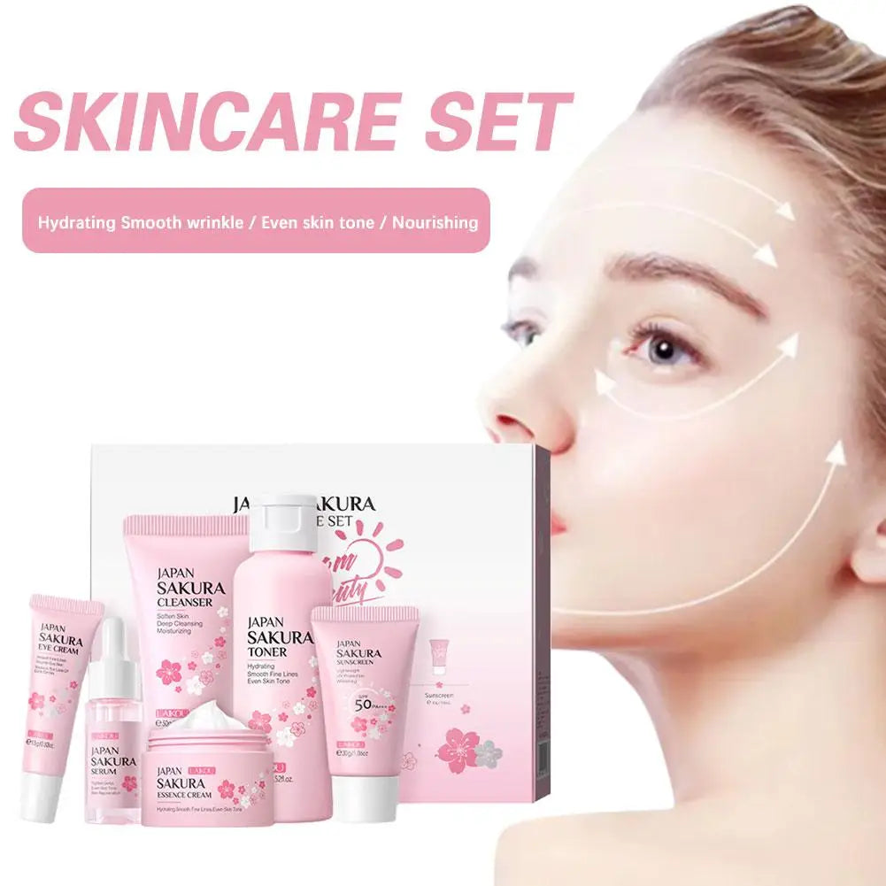 Sakura 6-Piece Skin Care Set