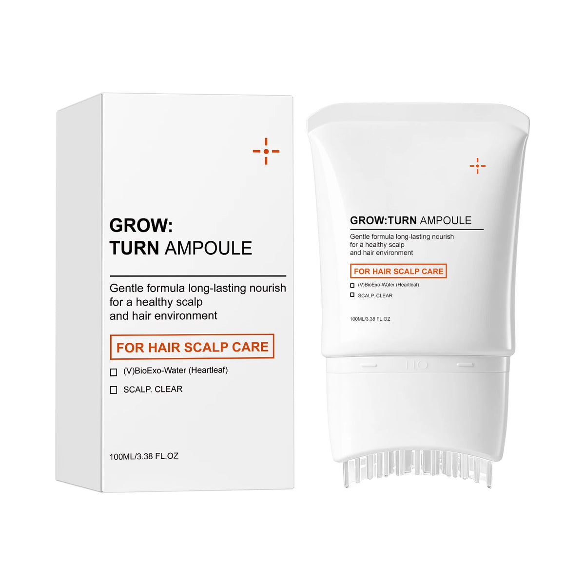 GROW:TURN Ampoule Scalp Serum Strengthen Hair Root Anti Hair Tired Scalp Nourishing Treatment for Scalp Massage Care Serum