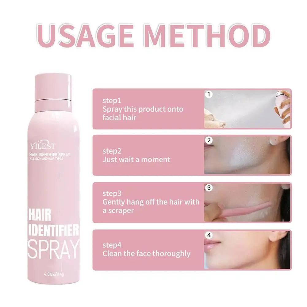 Facial Hair Identifier Spray – Easy & Precise Face Shaving