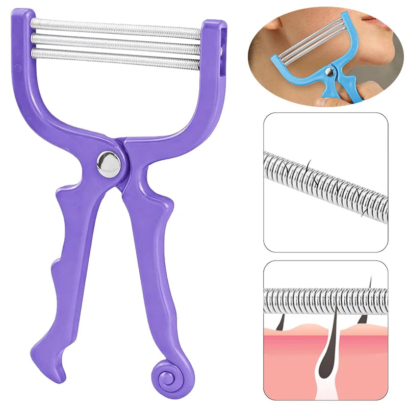 Manual Facial Hair Remover Spring Tool