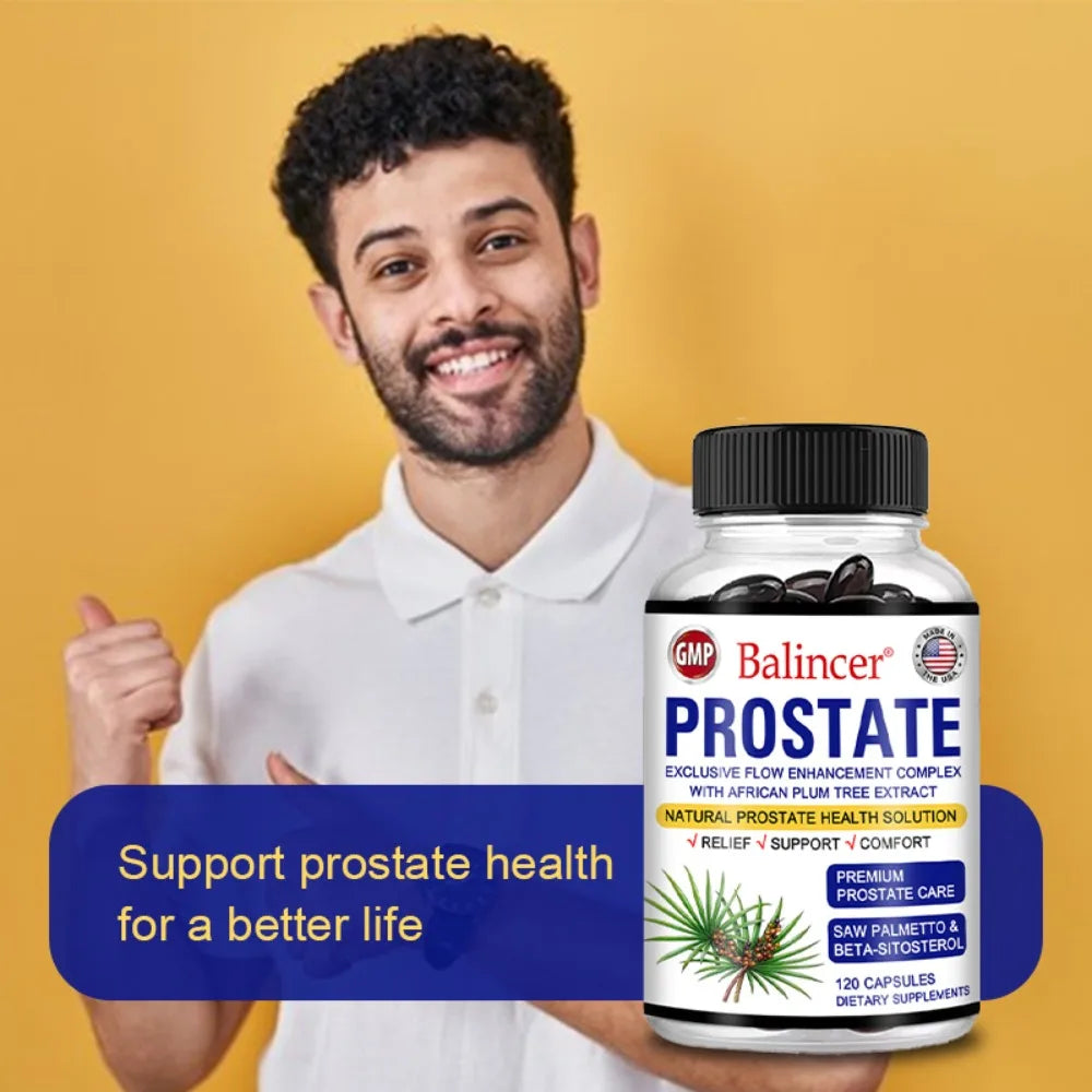 Saw Palmetto Men's Prostate & Urinary Health Support Capsules