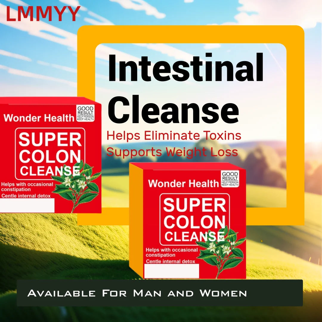 Super Colon & Gut Cleanse Supplements for Digestive Detox & Constipation Relief