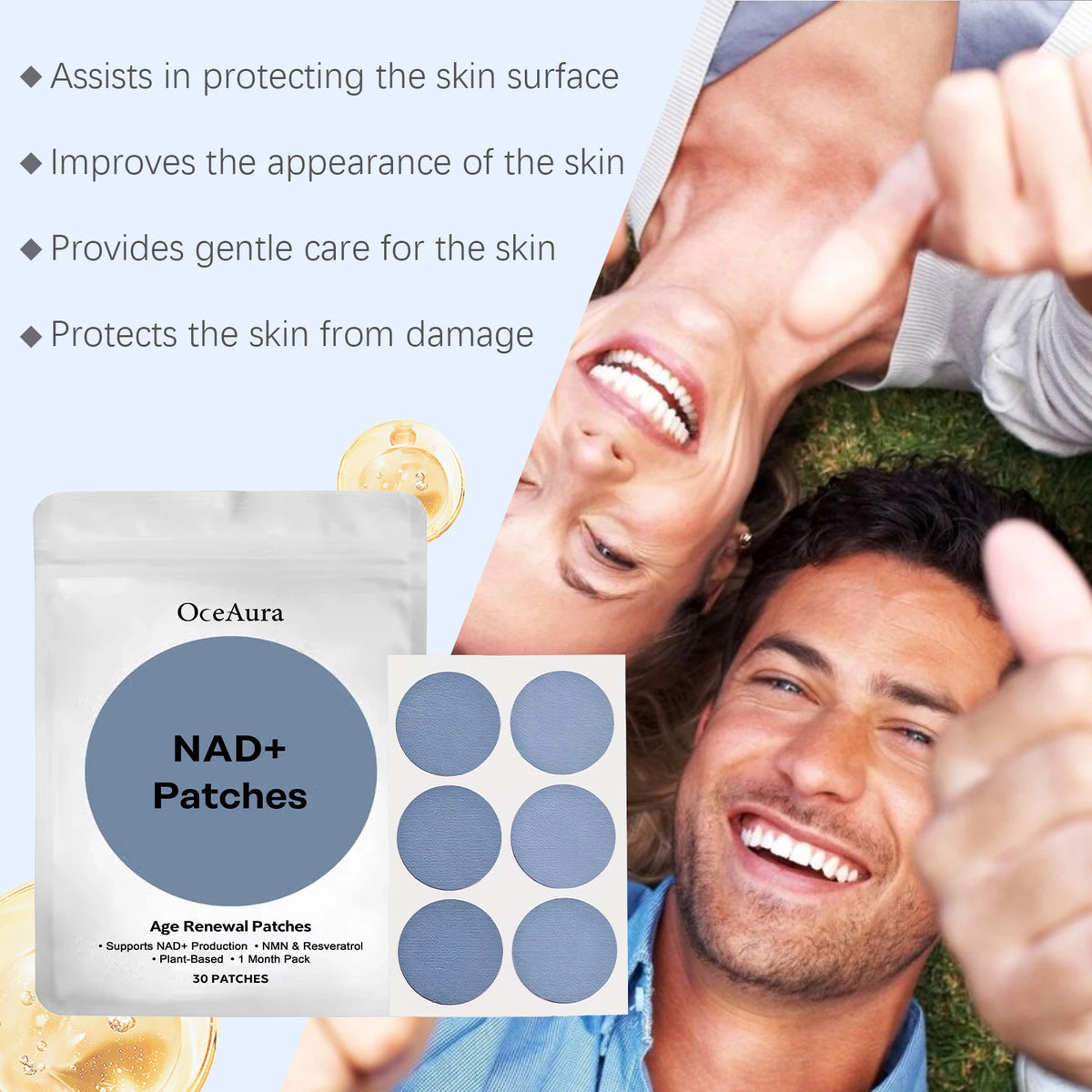 Body Care Patch Nourishes&Cares For The Skin Providing Comfort Enhancing Youthful Vitality&Improving Skin ConditionPortablePatch