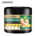 Ginger Hair Cream Deep Cleansing Promote Hair Growth Relieving Hair Loss Improving Scalp Stimulate Hair Follicle Smoothing Care