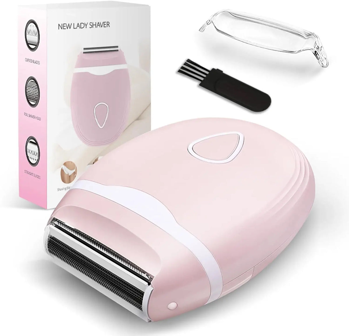 Women's Portable Electric Shaver – Wet & Dry Body Hair Removal