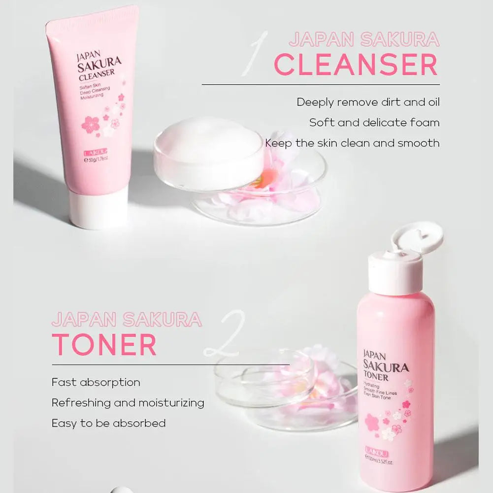 Sakura 6-Piece Skin Care Set