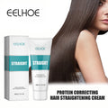 Keratin Hair Straightening Cream Hair Repair Conditioner Reduce Frizzy and Dry Hair Care Set Hair Salon Protein Correction Cream