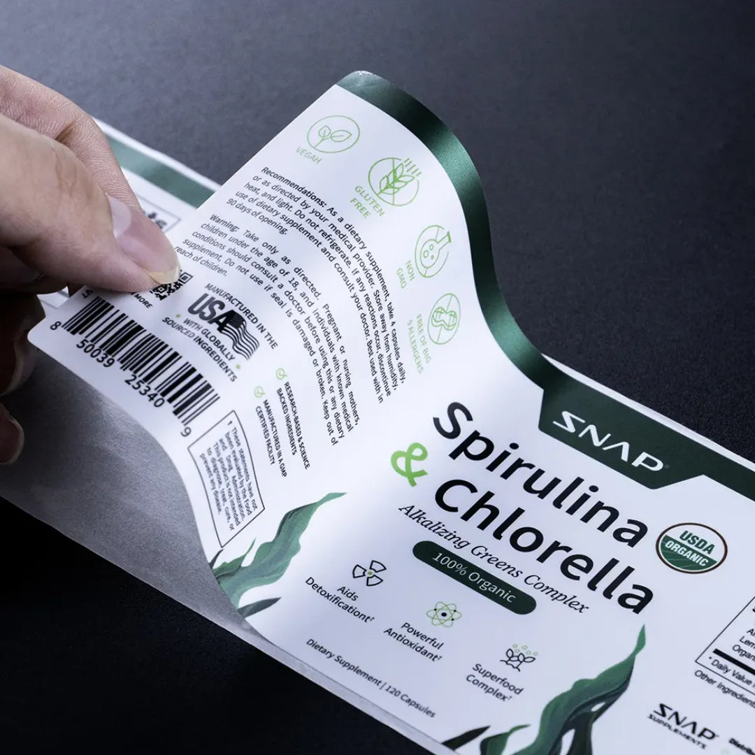 Custom Waterproof & Oil-Proof Cosmetic Product Labels