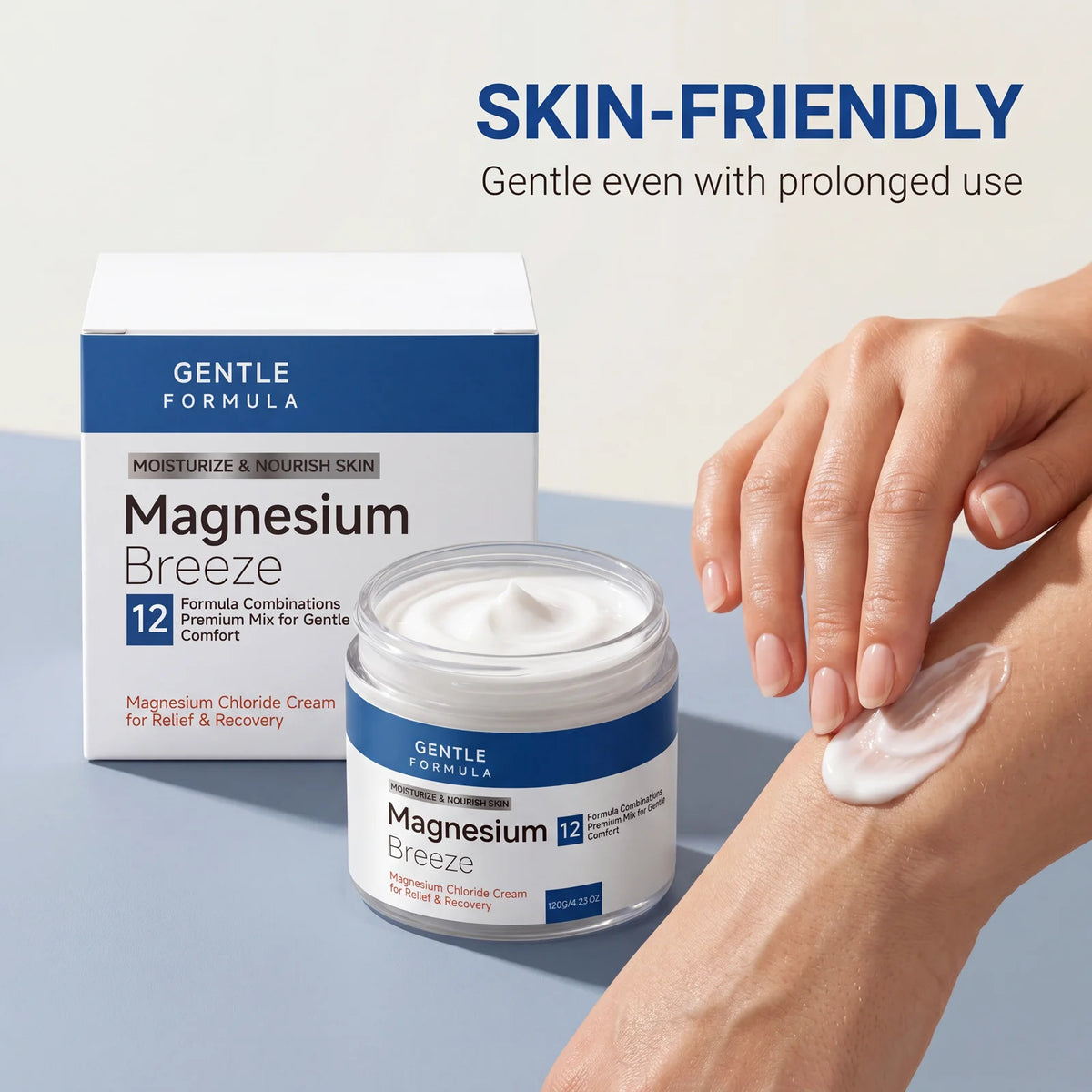 Cooling Body Care Cream Refreshing Skin Moisturizer Daily Massage Lotion for Joint Knee Foot Hip Back Skin Smooth Comfort Care