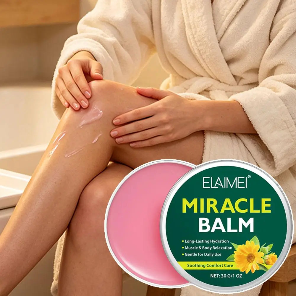 Herbal Care Cream Moisturizing Cream 30g Non-Greasy Skin Care Balm for Knees Legs Hands Feet and Body