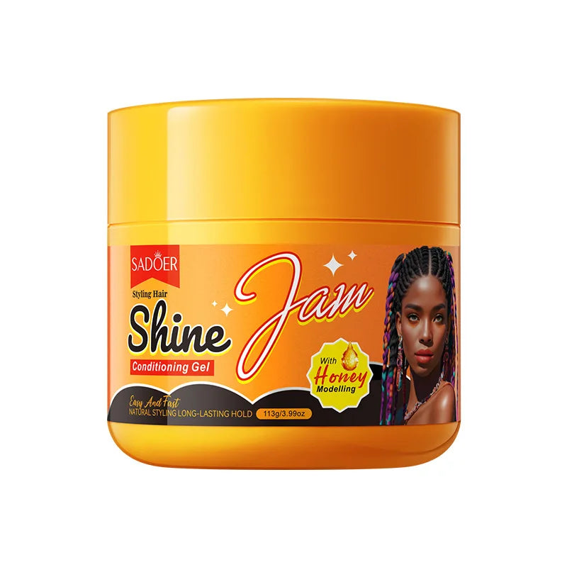 113g of Hair Care Gel, Containing Beeswax, Tocopherol, and Honey Extract, Its Texture Is Refreshing and Non-Sticky, Making It Easy to Style Hair Details, Allowing You to Change Your Hairstyle at Will and Showcase the Charm of