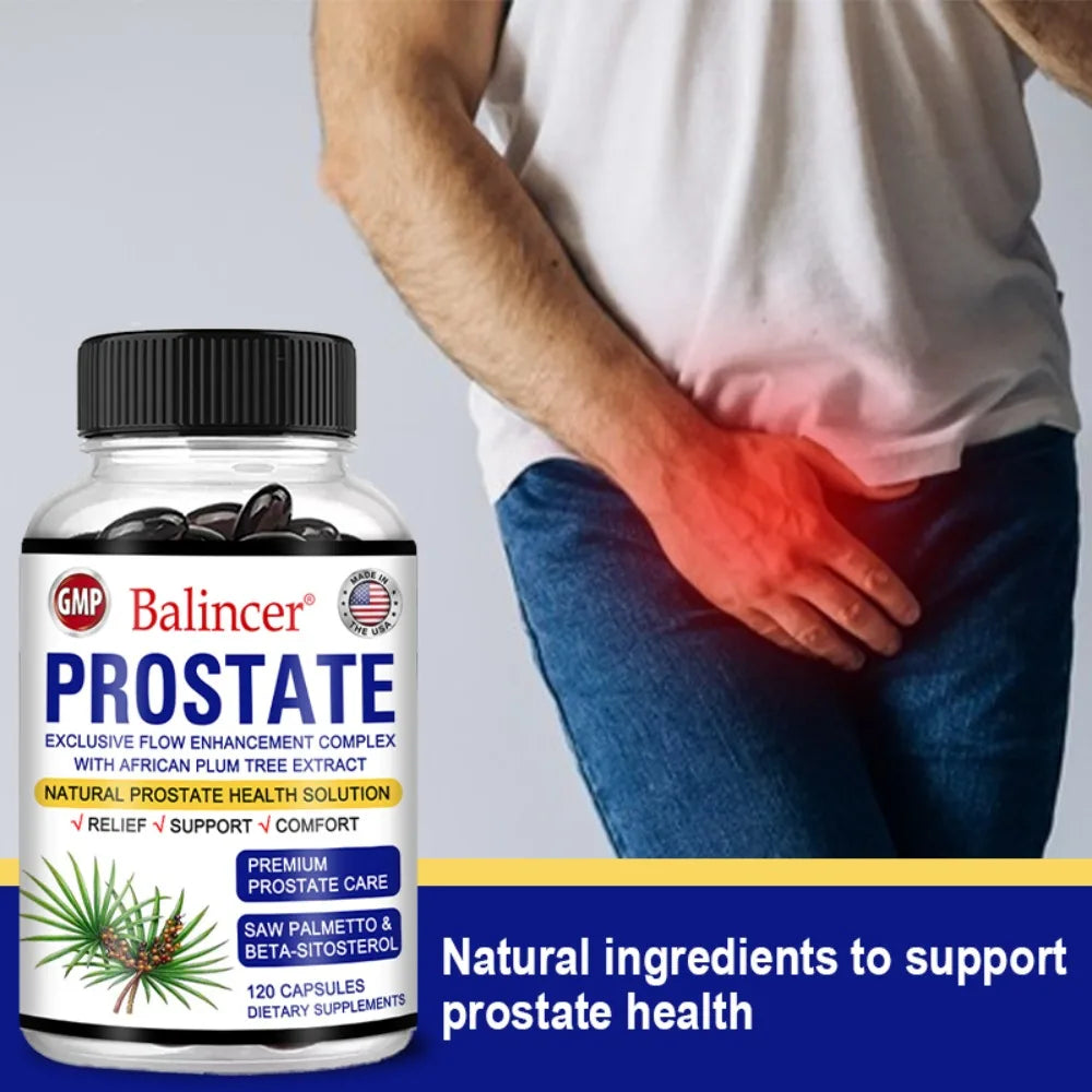Saw Palmetto Men's Prostate & Urinary Health Support Capsules
