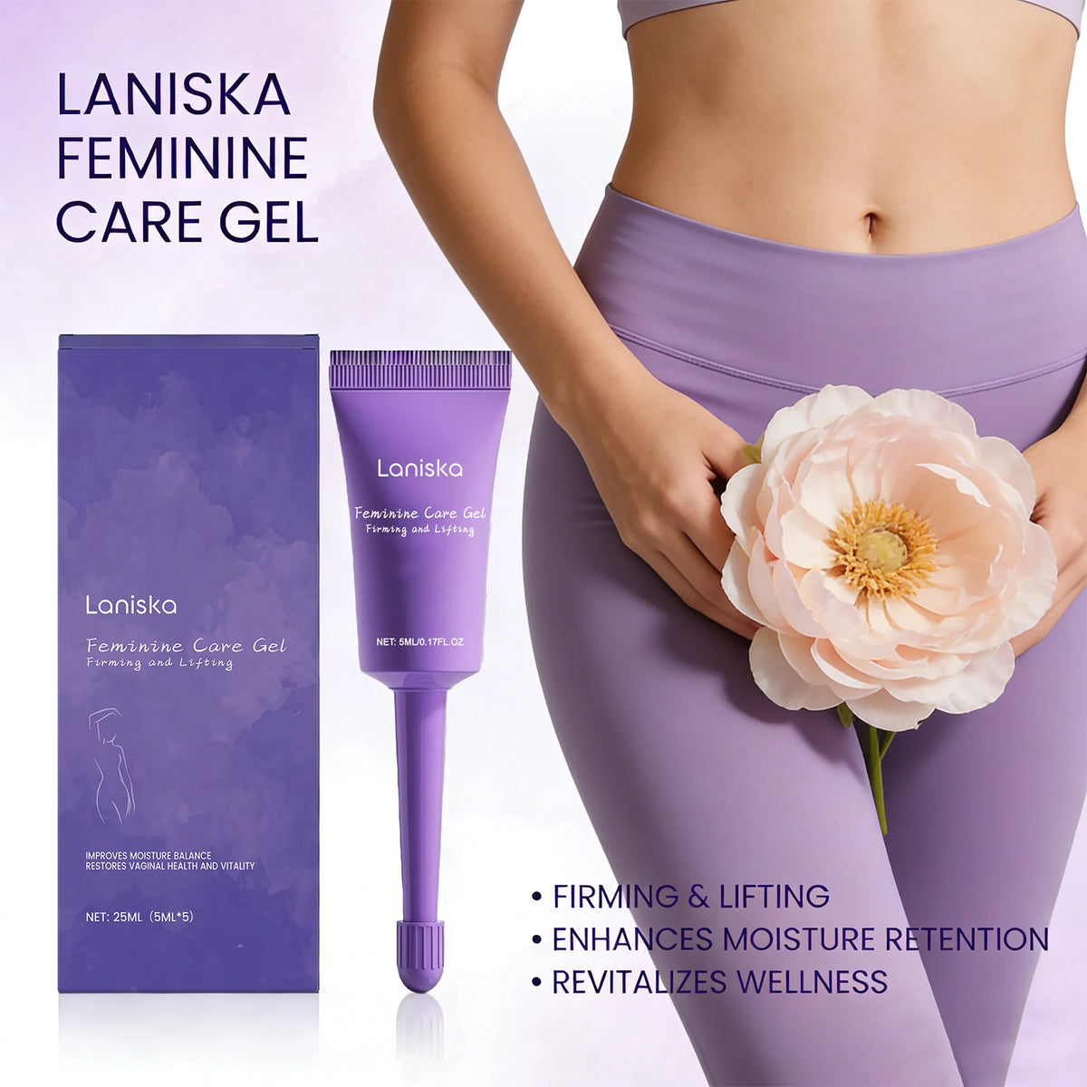Laniska Natural Plant-Based Intimate Refreshing & Hydrating Gel (25ml)