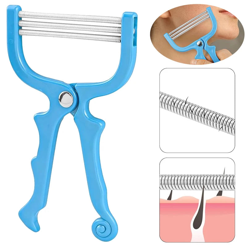 Manual Facial Hair Remover Spring Tool