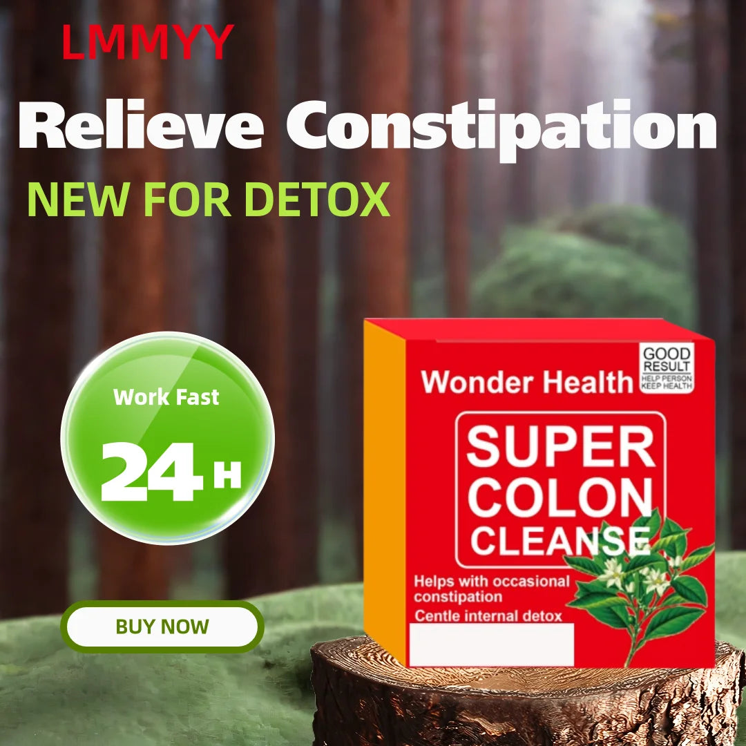Super Colon & Gut Cleanse Supplements for Digestive Detox & Constipation Relief